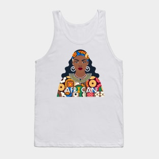 African Woman Tank Top